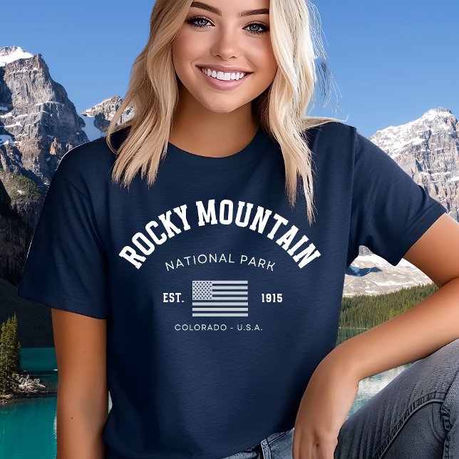 Rocky Mountain National Park Gift – Scenic Tri-Blend Shirt (Von Creator hochgeladen)