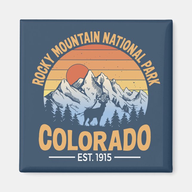 Rocky Mountain National Park Magnet Colorado (Vorne)