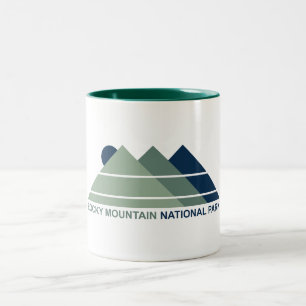 Rocky Mountain National Park Mountain Sun Zweifarbige Tasse