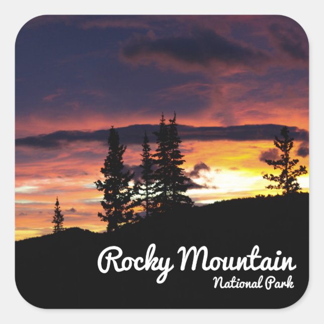 Rocky Mountain National Park Sticker (Vorderseite)