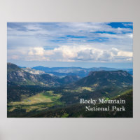 Rocky Mountain National Park Summer Vista Foto