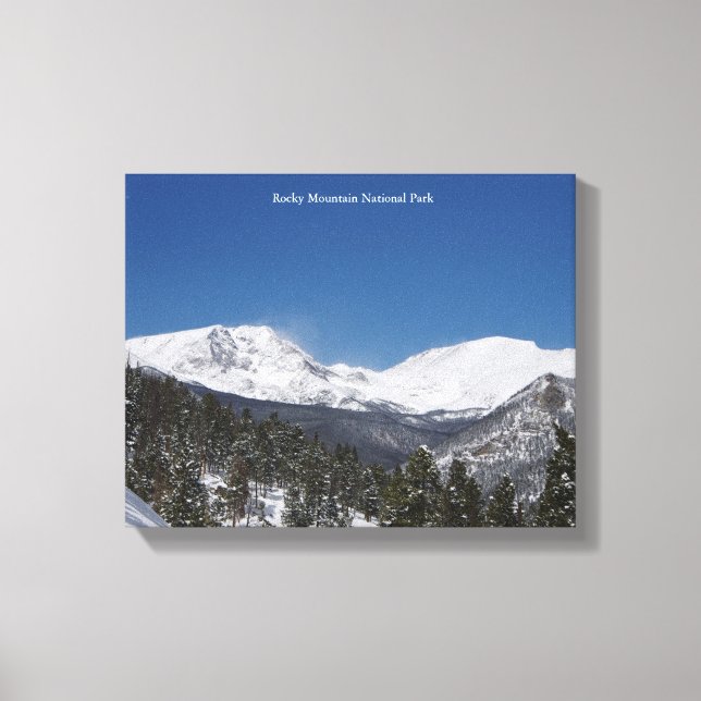 Rocky Mountain Nationalpark 2 Min., Leinwand druck (Vorderseite)