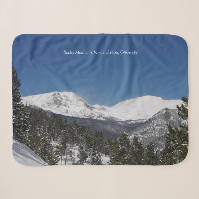 Rocky Mountain Nationalpark 2 Sherpa-Decke Sherpadecke (Vorderseite (Horizontal))