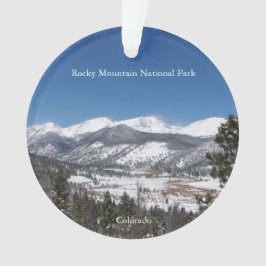 Rocky Mountain Nationalpark Acrylschmuck Ornament