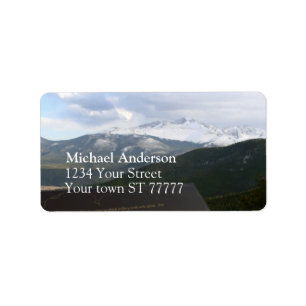 Rocky Mountain Nationalpark-Adressen-Etikett Adressaufkleber