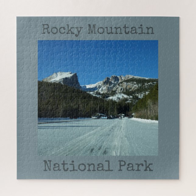 Rocky Mountain Nationalpark Bear Lake Parkplatz Ji (Vertikal)