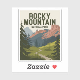 Rocky Mountain Nationalpark Colorado Aufkleber