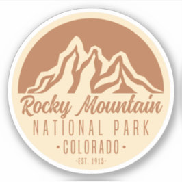 Rocky Mountain Nationalpark Colorado Aufkleber