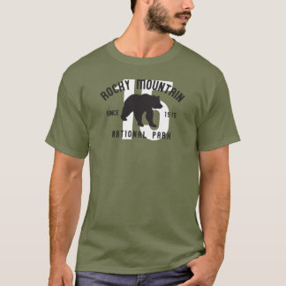 Rocky Mountain Nationalpark-Colorado-Bär T-Shirt