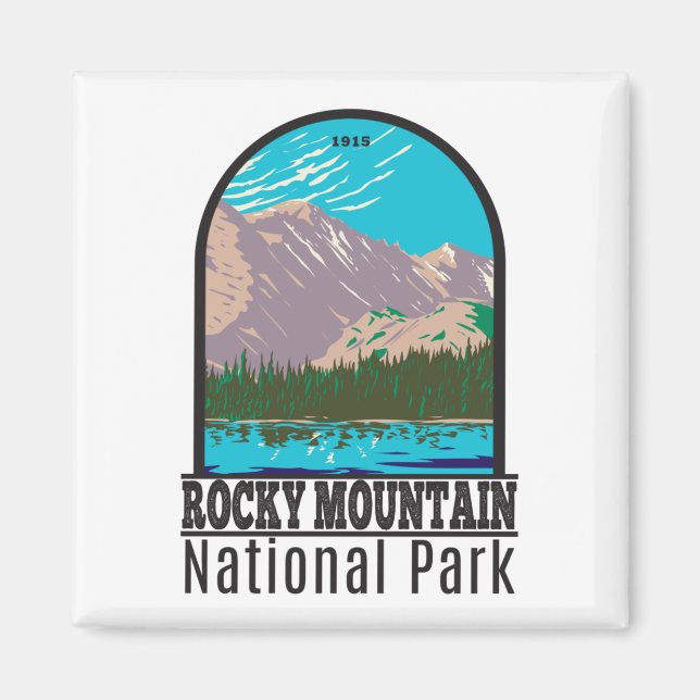 Rocky Mountain Nationalpark Colorado Bellinzona Magnet (Vorne)
