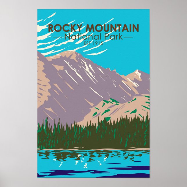 Rocky Mountain Nationalpark Colorado Bellinzona Poster (Vorne)