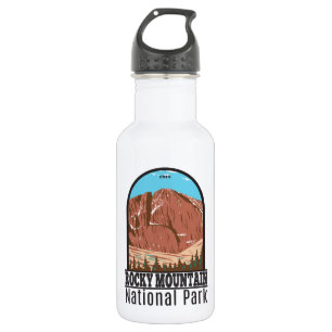Rocky Mountain Nationalpark Colorado Edelstahlflasche
