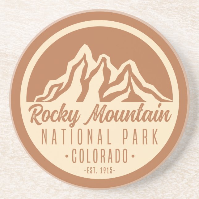 Rocky Mountain Nationalpark Colorado Getränkeuntersetzer (Vorne)