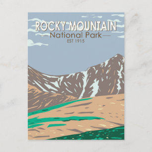 Rocky Mountain Nationalpark Colorado Grays Peak Postkarte