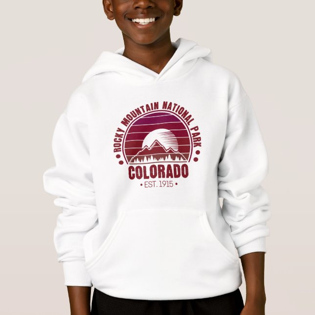 Rocky Mountain Nationalpark Colorado Hoodie (Vorderseite)