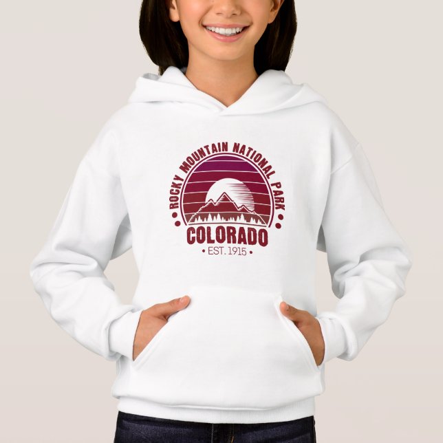 Rocky Mountain Nationalpark Colorado Hoodie (Vorderseite)