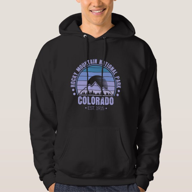 Rocky Mountain Nationalpark Colorado Hoodie (Vorderseite)