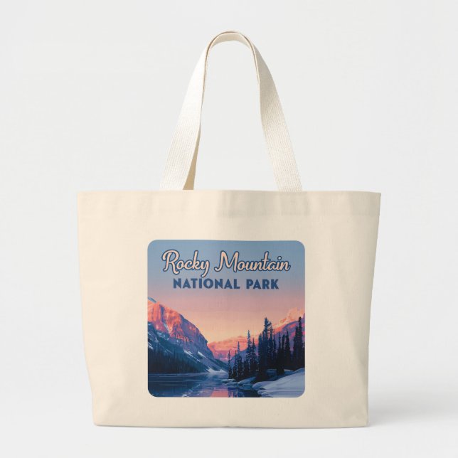 Rocky Mountain Nationalpark Colorado Jumbo Stoffbeutel (Vorne)