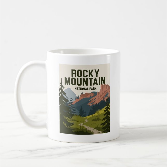 Rocky Mountain Nationalpark Colorado Kaffeetasse (Links)