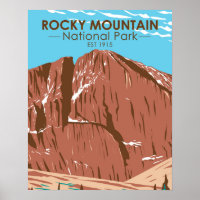 Rocky Mountain Nationalpark Colorado LongPeak