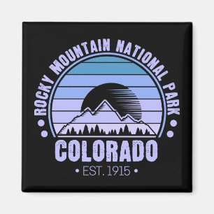 Rocky Mountain Nationalpark Colorado Magnet