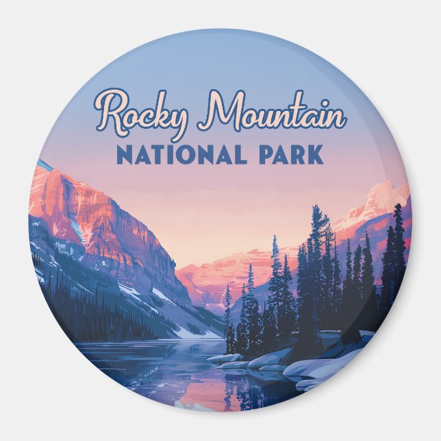 Rocky Mountain Nationalpark Colorado Magnet (Vorne)