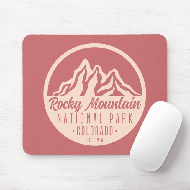 Rocky Mountain Nationalpark Colorado Mousepad (Mit Mouse)