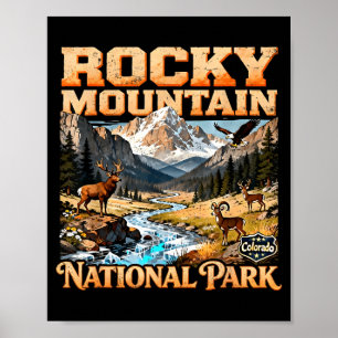 Rocky Mountain Nationalpark Colorado Natur Poster