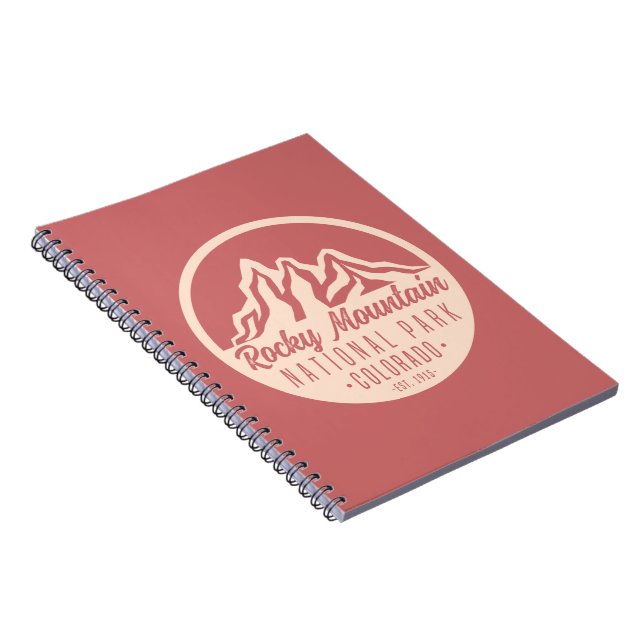 Rocky Mountain Nationalpark Colorado Notizblock (Rechte Seite)