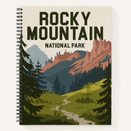 Rocky Mountain Nationalpark Colorado Notizbuch