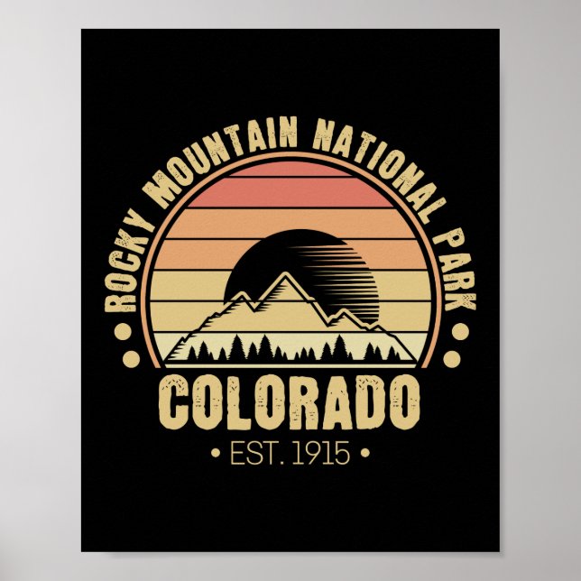 Rocky Mountain Nationalpark Colorado Poster (Vorne)