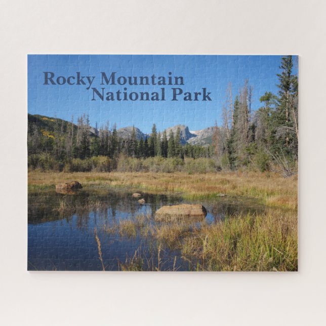 Rocky Mountain Nationalpark Colorado Puzzle (Horizontal)