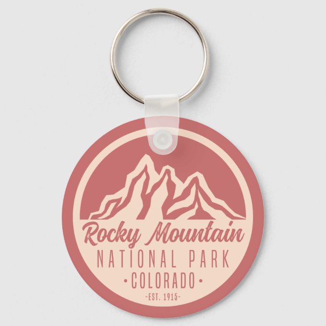 Rocky Mountain Nationalpark Colorado Schlüsselanhänger (Vorderseite)