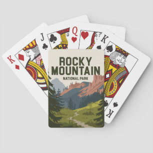 Rocky Mountain Nationalpark Colorado Spielkarten