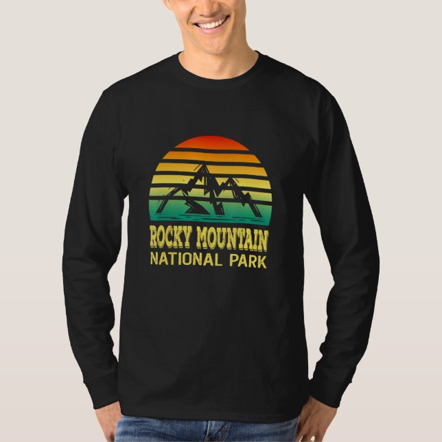 Rocky Mountain Nationalpark Colorado T-Shirt (Vorderseite)