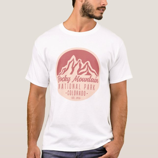 Rocky Mountain Nationalpark Colorado T-Shirt (Vorderseite)