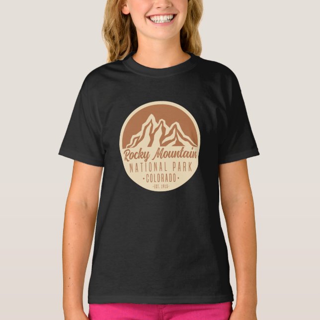 Rocky Mountain Nationalpark Colorado T-Shirt (Vorderseite)