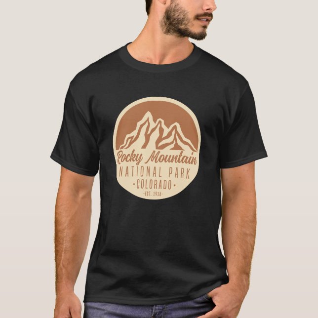 Rocky Mountain Nationalpark Colorado T-Shirt (Vorderseite)
