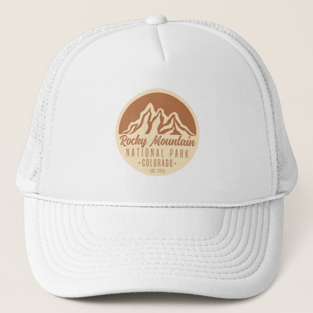 Rocky Mountain Nationalpark Colorado Truckerkappe (Vorderseite)