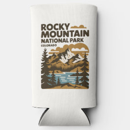 Rocky Mountain Nationalpark Colorado Vintage Art Selters Dosenkühler