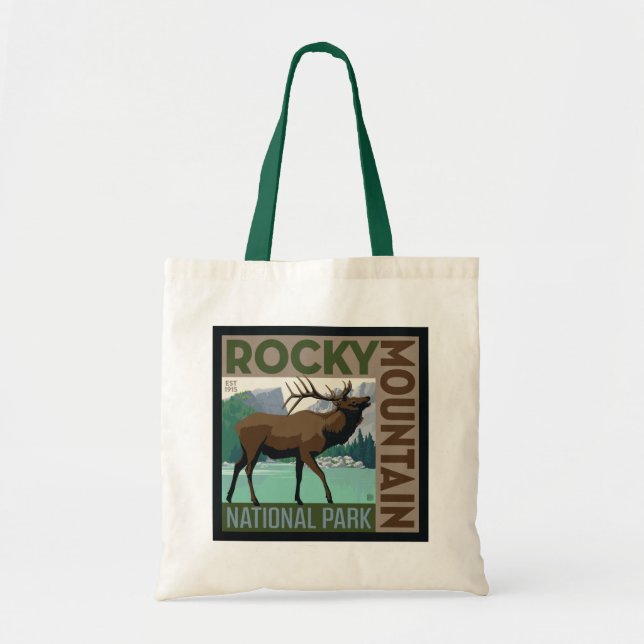 Rocky Mountain Nationalpark | Elch Tragetasche (Vorne)