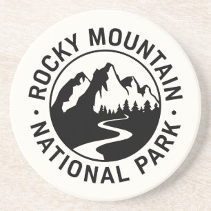 Rocky Mountain Nationalpark Emblem Getränkeuntersetzer
