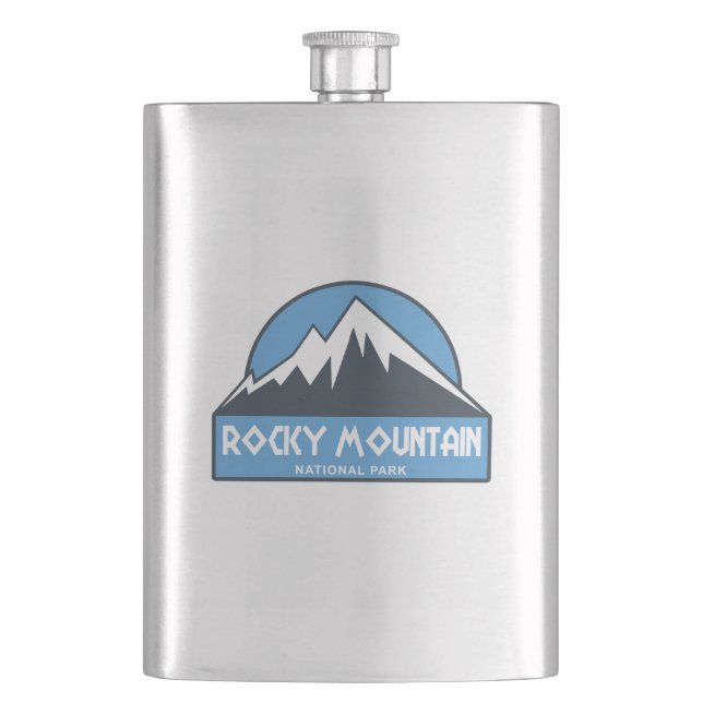 Rocky Mountain Nationalpark Flachmann (Vorderseite)