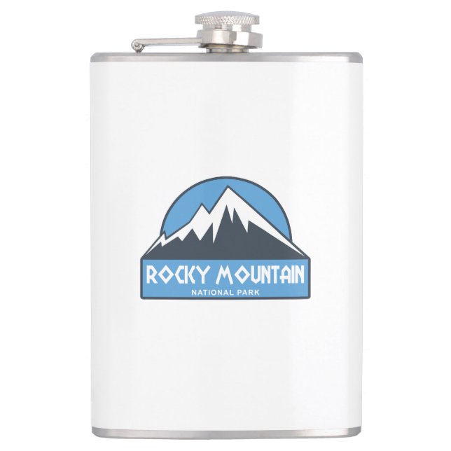 Rocky Mountain Nationalpark Flachmann (Vorderseite)