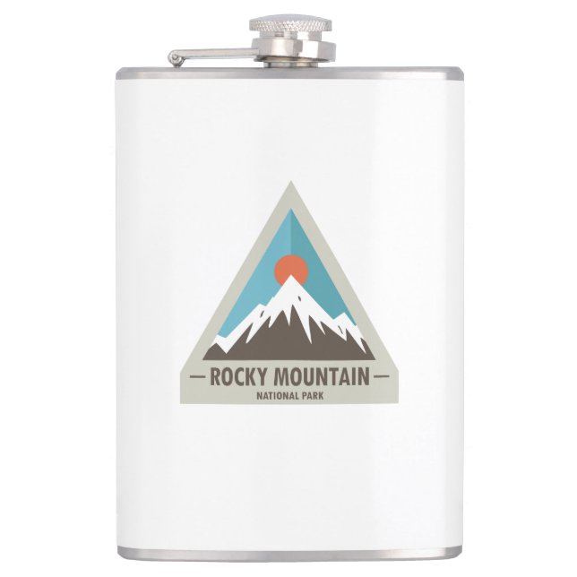 Rocky Mountain Nationalpark Flachmann (Vorderseite)