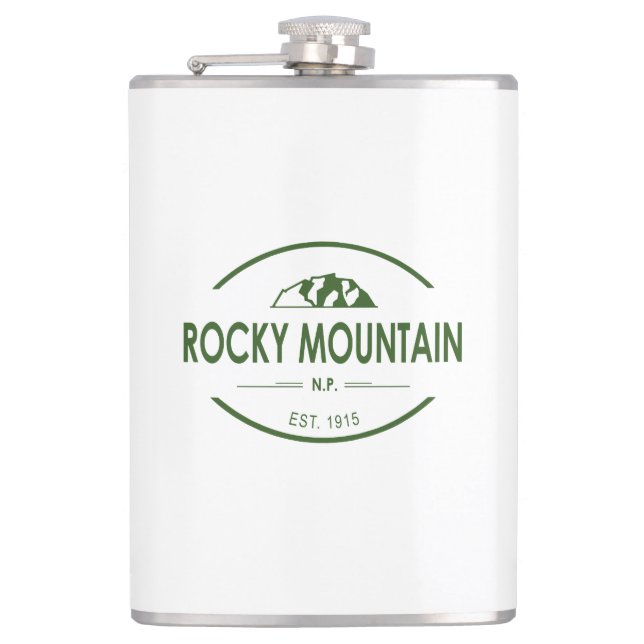 Rocky Mountain Nationalpark Flachmann (Vorderseite)
