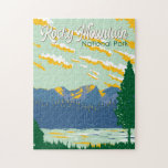 Rocky Mountain Nationalpark Illustration<br><div class="desc">Rocky Mountain Vektorgrafik Design. Der Park ist bekannt für die Trail Ridge Road und die Old Fall River Road,  Fahrten,  die aspen Bäume und Flüsse passieren.</div>