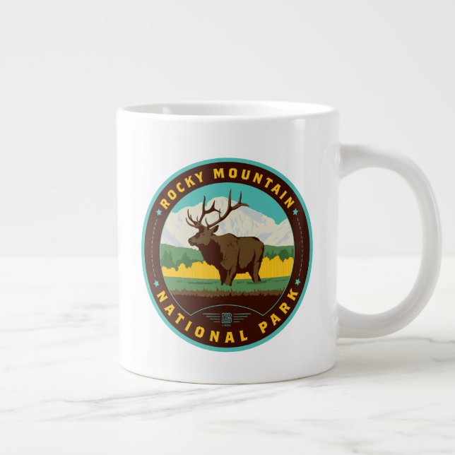 Rocky Mountain Nationalpark Jumbo-Tasse (Rechts)