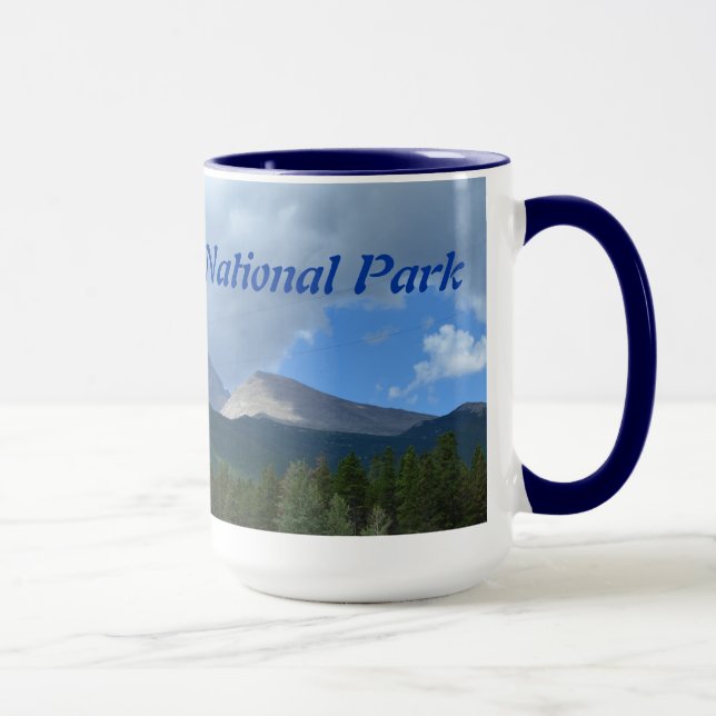 Rocky Mountain Nationalpark Keramik Tasse (Rechts)