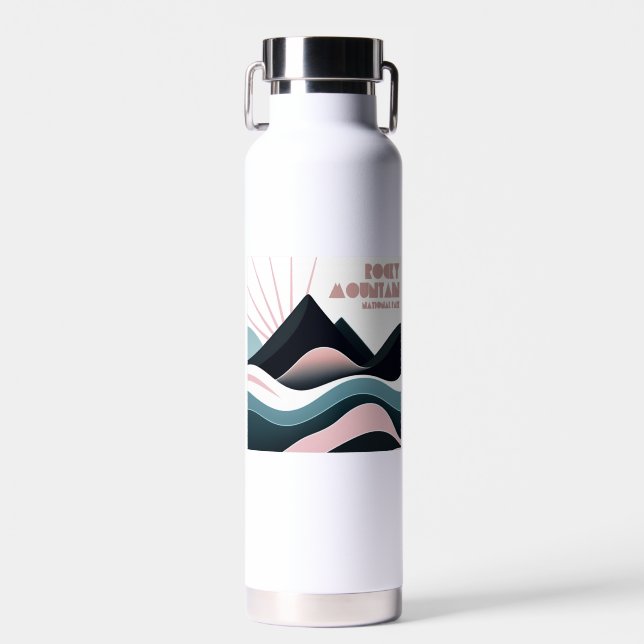 Rocky Mountain Nationalpark Kolored Hills Trinkflasche (Vorne)